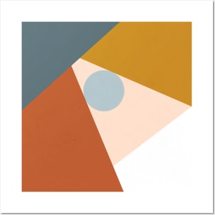 Mid century Geometry Edit Posters and Art